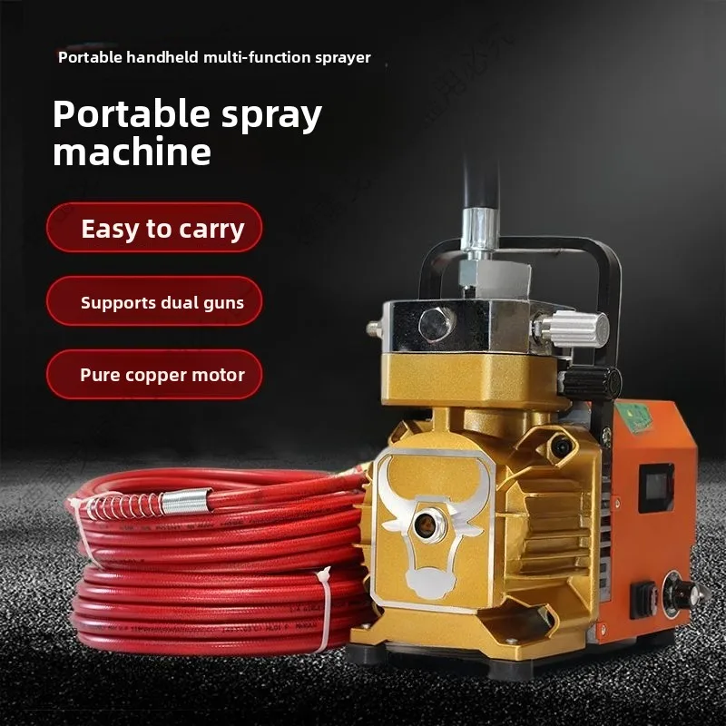 Small automatic all-in-one machine for latex paint spraying machine The latest electric paint color steel