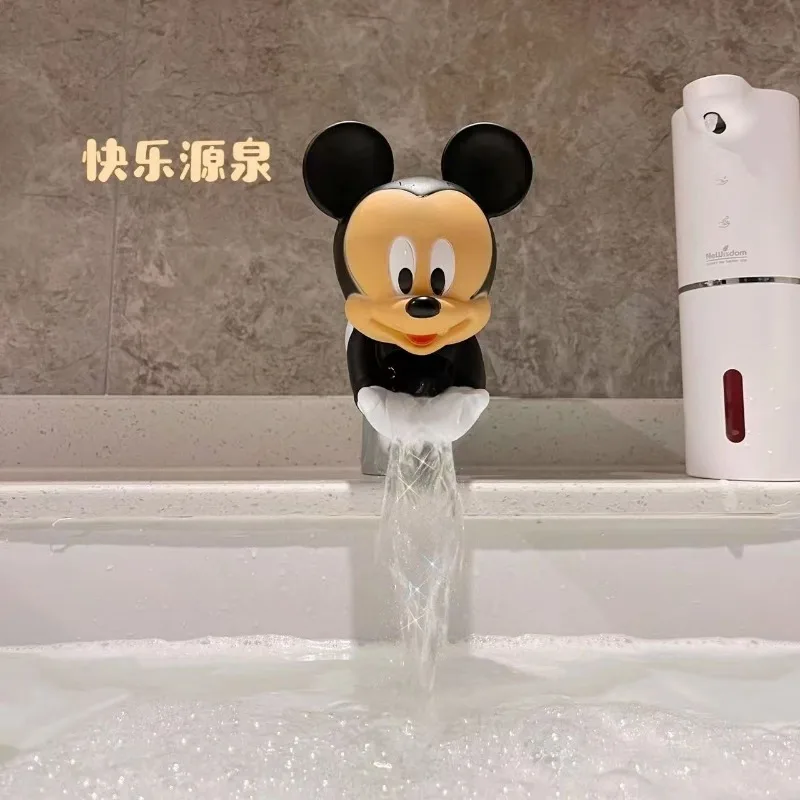 Mickey and Minnie animation peripheral creative funny faucet extender home bathroom faucet children\'s anti-splash water artifact