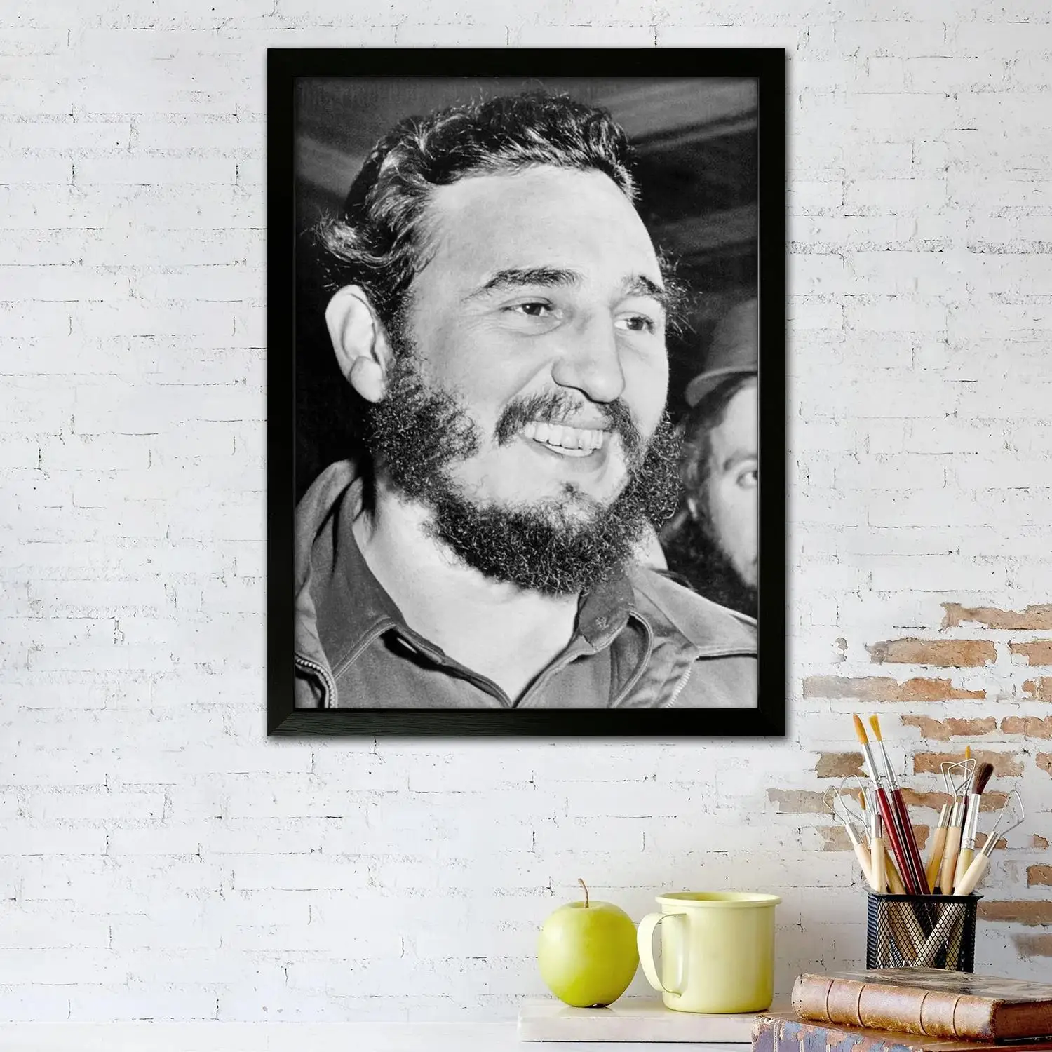 fidel castro Canvas Art Poster, Wall Art Picture Print, Modern Family Bedroom Decor Posters,Decorative painting