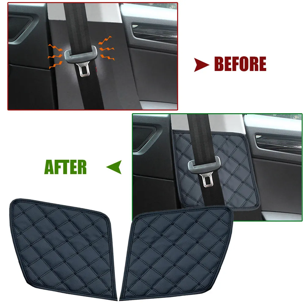 

2x Car Auto Interior Seat Safety Belt Protective Pad Crash Mat Cover Accessories for Skoda Kodiaq 2017 2018 2019 2020 2021 2022