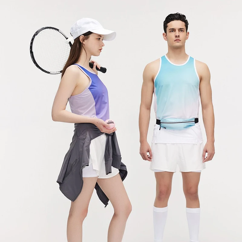 Mens Running Gym Fitness Wear Training Weight Vest Sports Sleeveless Shirt Basketball Football Marathon Athletics Clothing