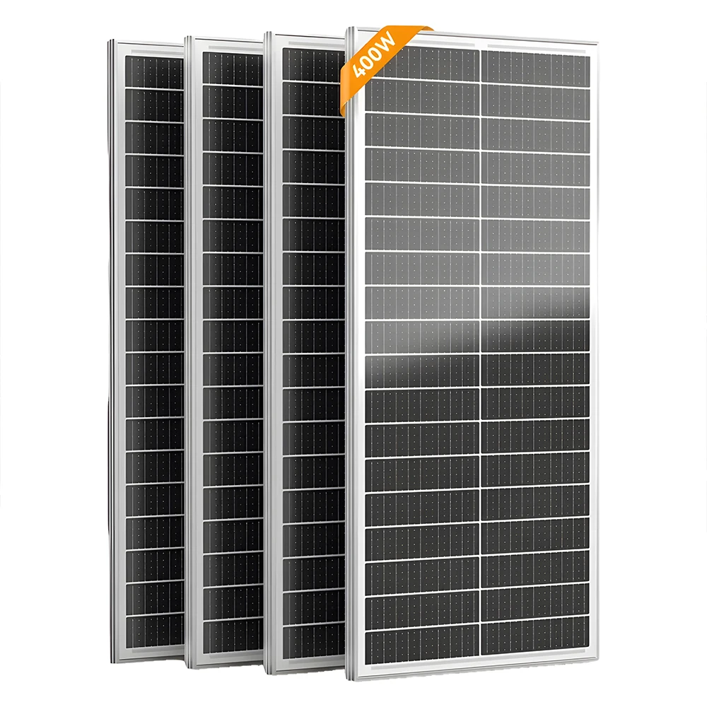 Rvpozwer 400 W/200 W/100 W 12.8 V 18BB N-Type Monokristallijn Zonnepaneel Hoge Efficiëntie Cellen Waterdicht voor Tuin Dak Off-Grid - afbeelding 2