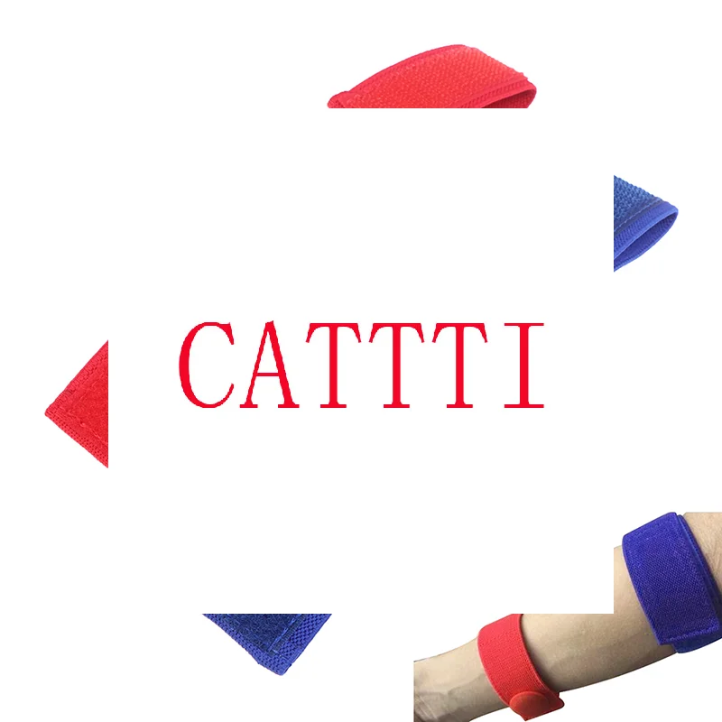 

Hot 2Pc Flexible Hemodialysis Tourniquet Nursing-specific Dialysis Plus Venous Hemostatic Buckle Strap