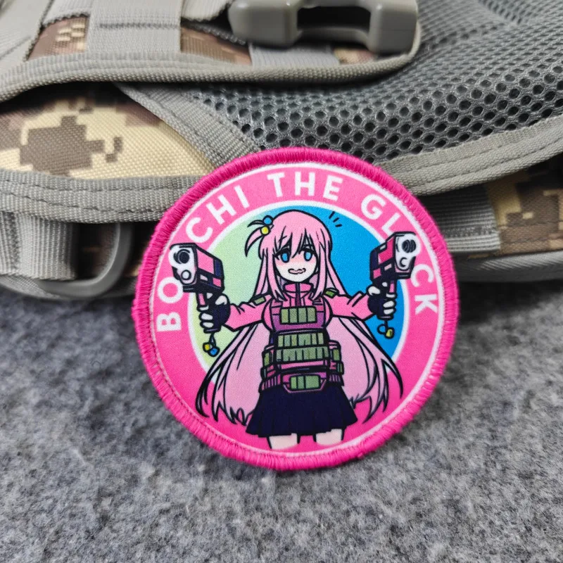 2026 neue Aufnäher, Anime-Moralbadges, für Kleidung, Hüte, Rucksäcke usw., mit Klettverschluss