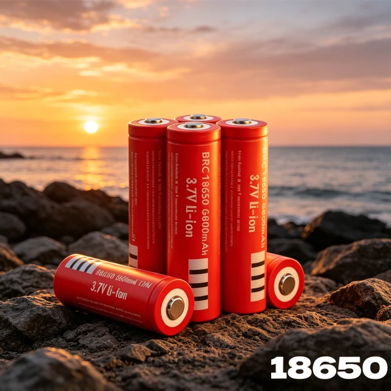 

100% новая оригинальная аккумуляторная батарея 3.7v BRC18650 6800mAh с высокой емкостью. Аккумуляторы 18650 для фонарей и электроинструментов