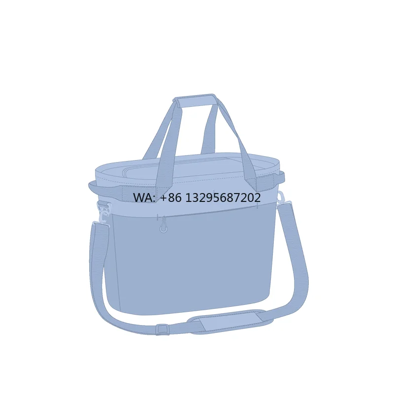 

Everich открытый кемпинг пляжная мода женские сумки-холодильники с карманом на молнии оптовая продажа пустые сумки-тоут с логотипом