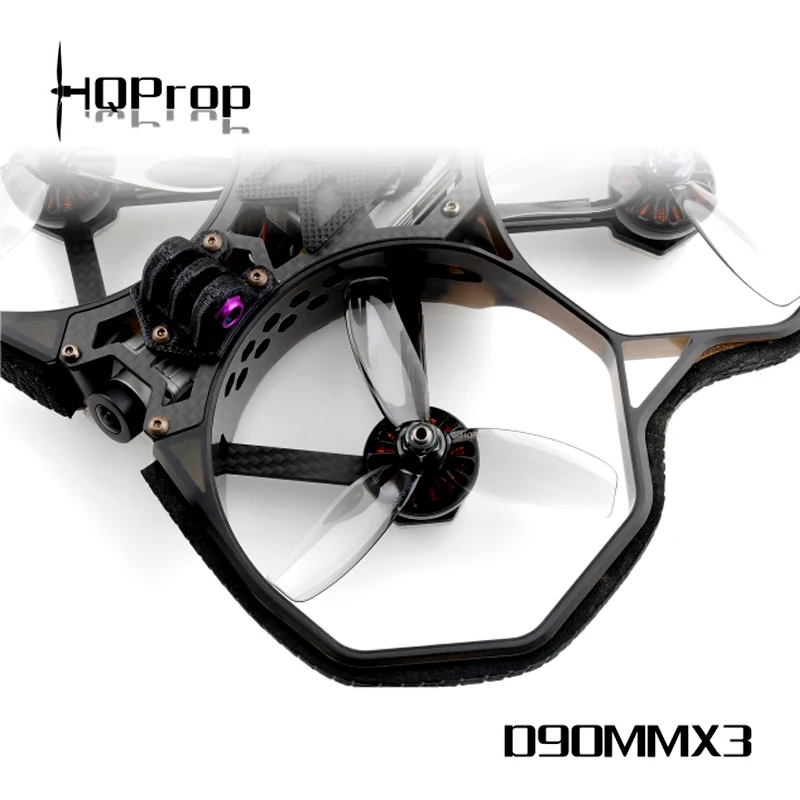 10Pairs(10CW+10CCW) HQPROP D90MMX3 90mm 3-Blade PC Propeller M5 for FPV Freestyle 3.5inch Cinewhoop Ducted Drones Cinelog35