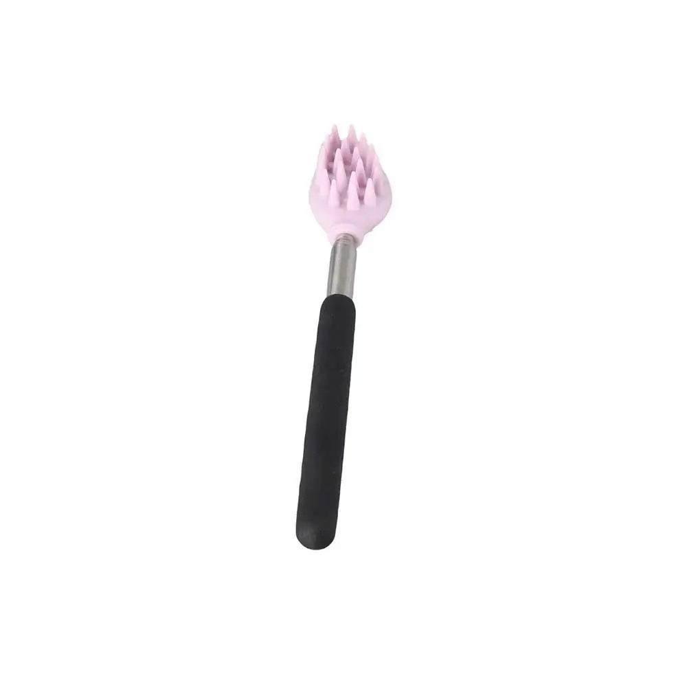 Back Scraper Massager Tool Silicone Massage Brush Telescopic Backscratcher Nose cleaning Scrubber Extendable Back Scratcher