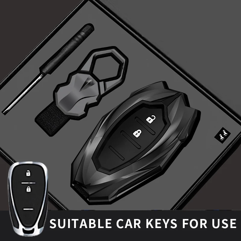

For Chevrolet Malibu Blazer Traverse Seeker Onix Equino Volt Bolt Trax Orlando Cruze Spark Sonic Camaro Car Key Case Cover