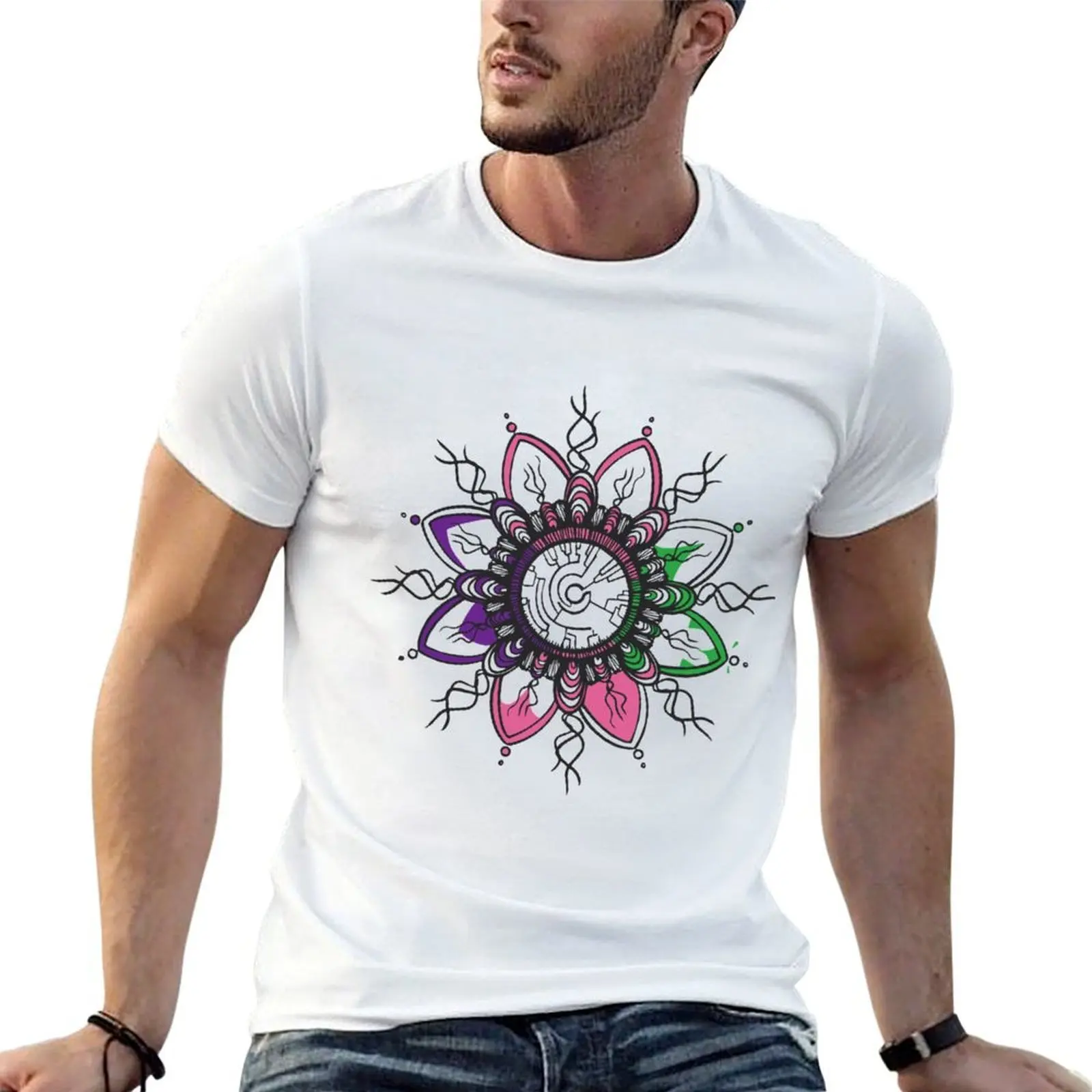 T-shirt Basic Evolution Bactérienne pour tenue de tous les jours