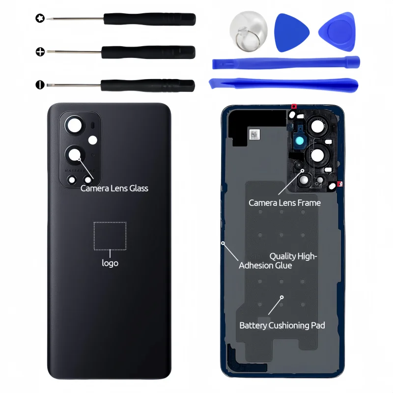 Battery Cover For OnePlus 9 Pro LE2121 LE2125 LE2123 LE2120 LE2127 Back Cover Rear Housing Replacement