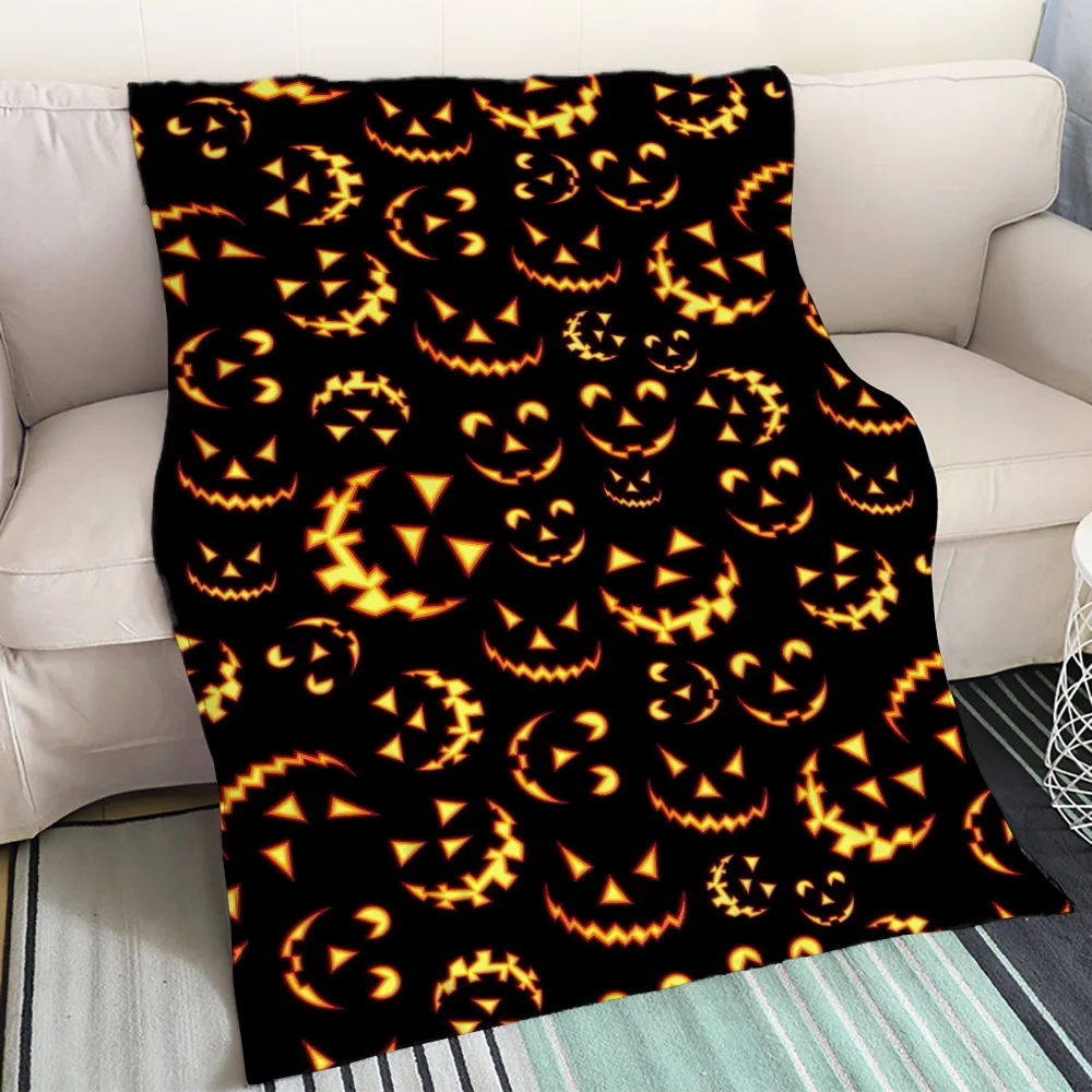 Sofa Blankets for Decorative Sofa Halloween Kawaii Blanket Bed Luxury Bedding Cobija Cute Throw Blanket King Size Fluffy Plaid