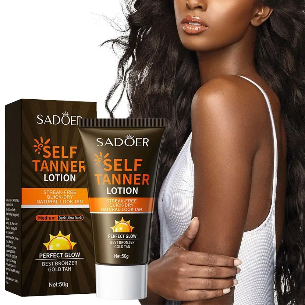 

Self Tanning Lotion Self Tanner Self Tanning Lotion Fake Tan Sunless Tanner For Face And Body Does Not Block Pores