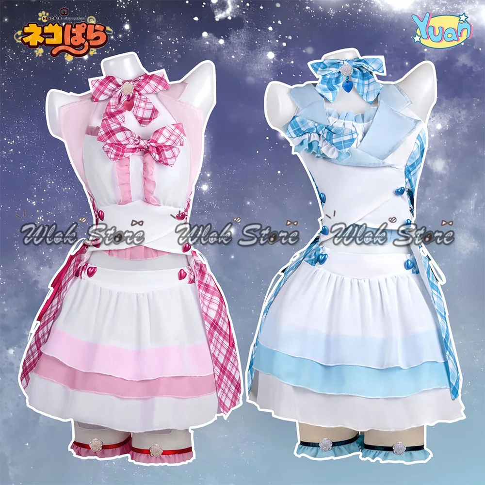 

Anime NEKOPARA Chocola Vanilla Cosplay Costume Lolita Maid Dress Cute Cat Tail Suit For Women Halloween Party Carnival Outfits
