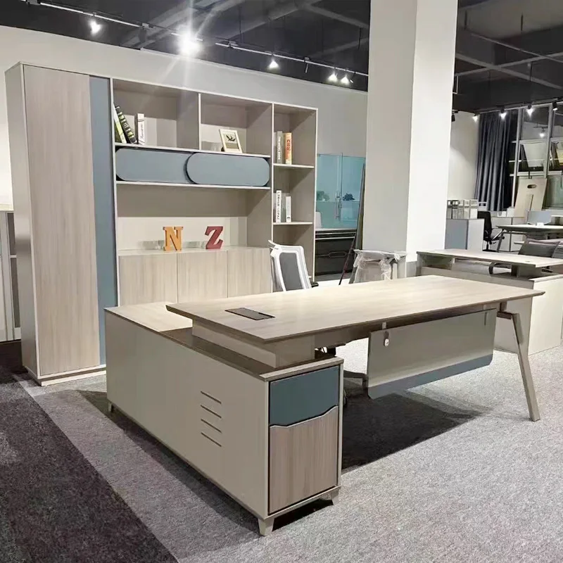 CEO desk Modern Minimalist , Manager'S , Chairman'S , CEO'S , Office Furniture, Large Executive Desk, Superviso
