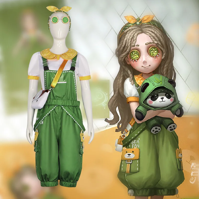 

The Fifth Person Child Cosplay Costume Survivor Little Girl Guling Partner Gardener Panda Cosplay Game Costume