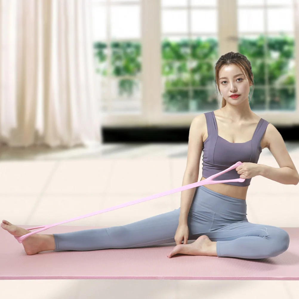 

Resistance Pull Bands Yoga Fitness Stretch Strap for Hip Leg Arm Flexibility Training Light Compact Non-Slip Elastic Exercise
