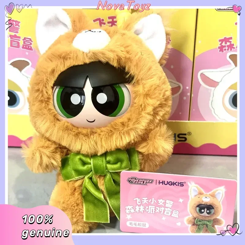 

Original Hugki Powerpuff Girls Forest Part Series Blind Box CAJA CIEGA Anime Figure Room Decoration Collection Kids Custom Gift