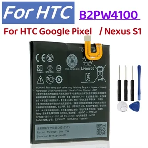 Bilashmart BackShell Battery B2PW4100 2770mAh Battery HTC Google Pixel Nexus S1 Batteries +Free Tools