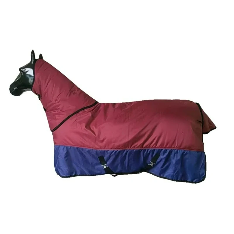

Horse Rug With Detachable Neck Cover Waterproof Construction Suitable For Cold Weather And Outdoor Equine Activities Warm