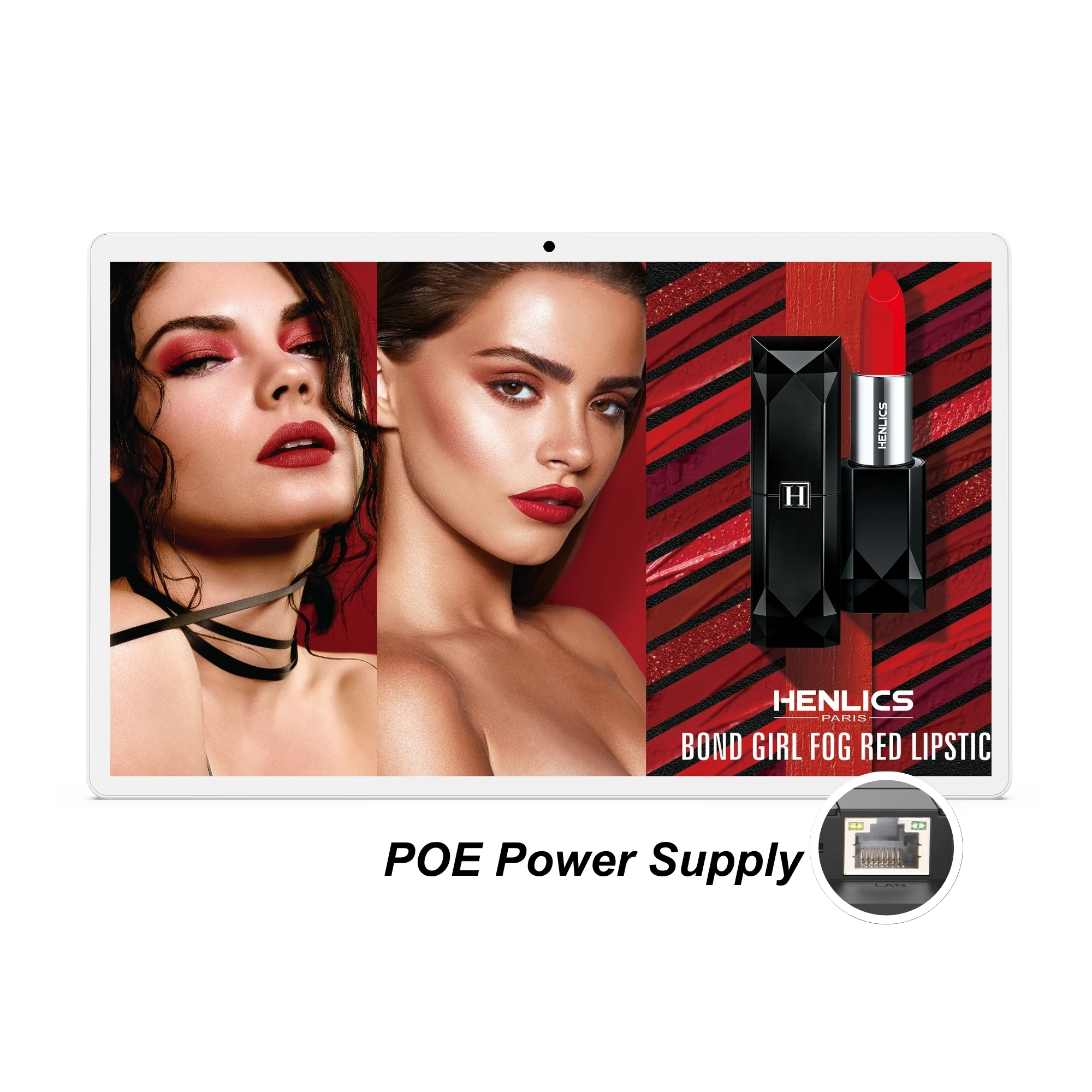 

21,5-дюймовый настенный дисплей для коммерческого планшета Android 14, ЖК-панель для бизнес-рекламы самообслуживания, опционально NFC POE