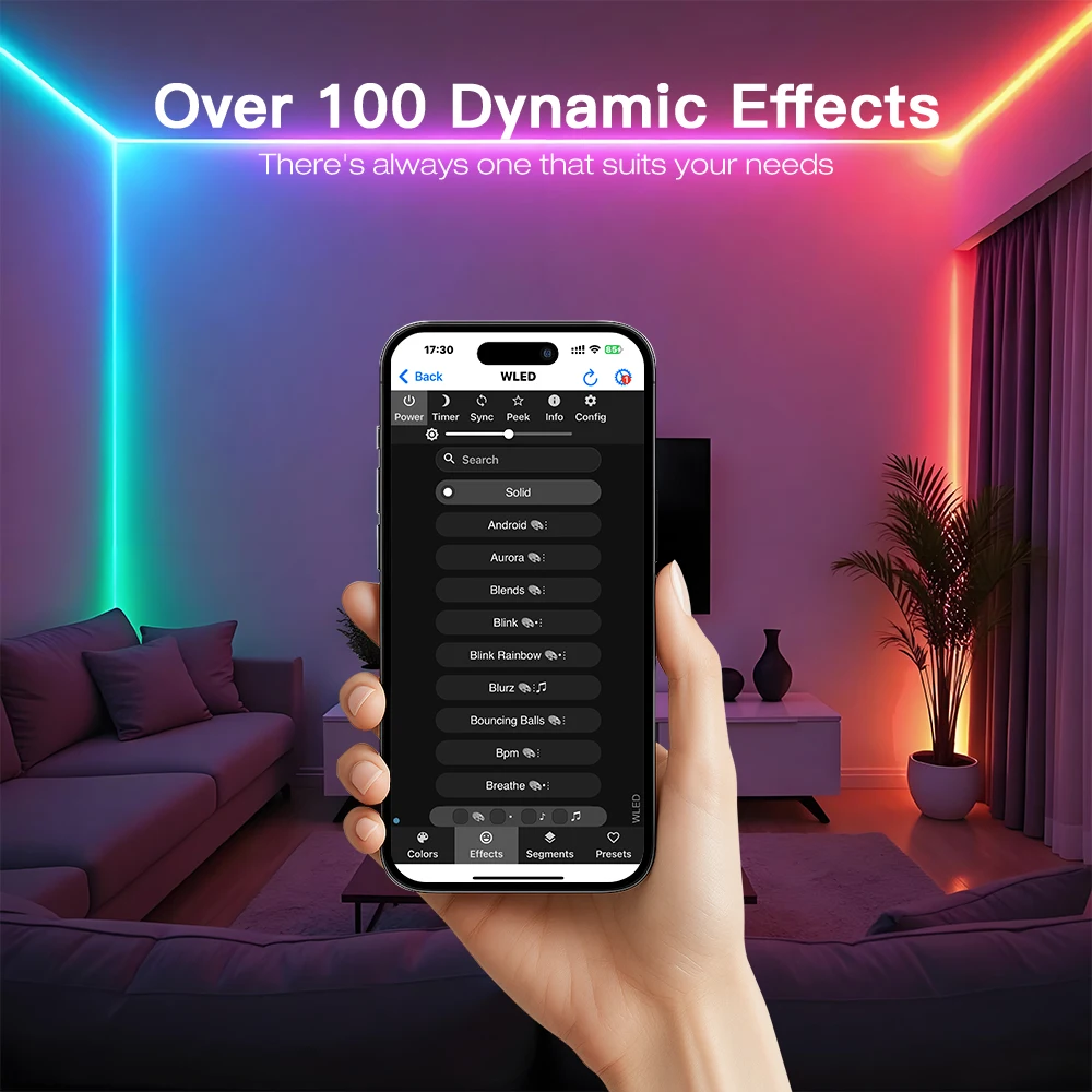 ESP32 WLED LED Controller with 4 Outputs Ethernet Microphone UART Energy Saving Relay 20A Pluggable Fuse GLEDOPTO GL-C-618WL