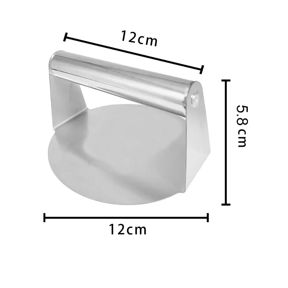 Stainless Steel Burger Press 5