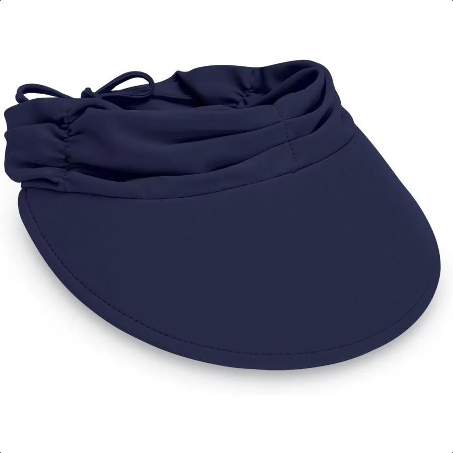 

Wallaroo Hat Company Women s Aqua Sun Visor UV Sun Protection Water Friendly Packable Design Adjustable Medium Size