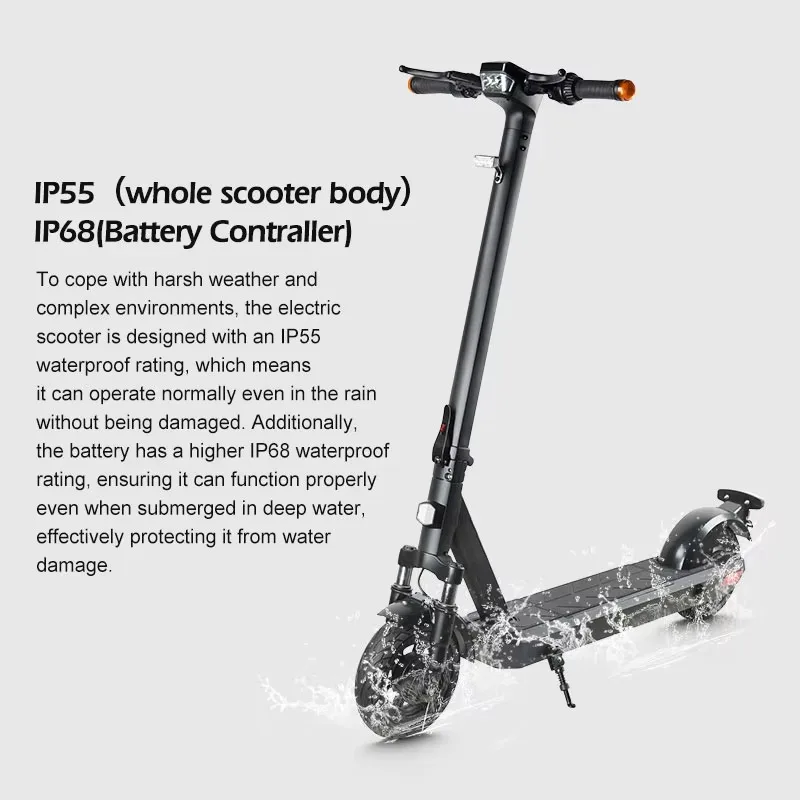 MK089 E-Scooter 800W Peak power 48V10.4Ah Battery Foldable Portable Electric Scooter Aldult 10