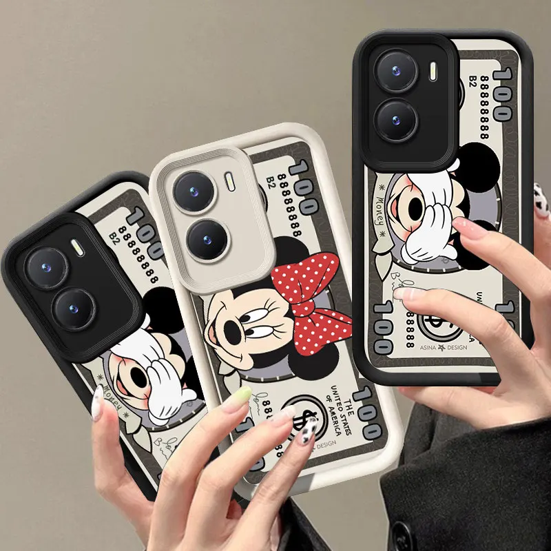 Cute M-Mickey Money Dollar Phone Case For VIVO V30 X80 X90 X100 Pro V29E V40 Y75 Y78 Y100 Y02 Y17 Y22 Y76 S Y03 Y21 Y27 Y28 Y35