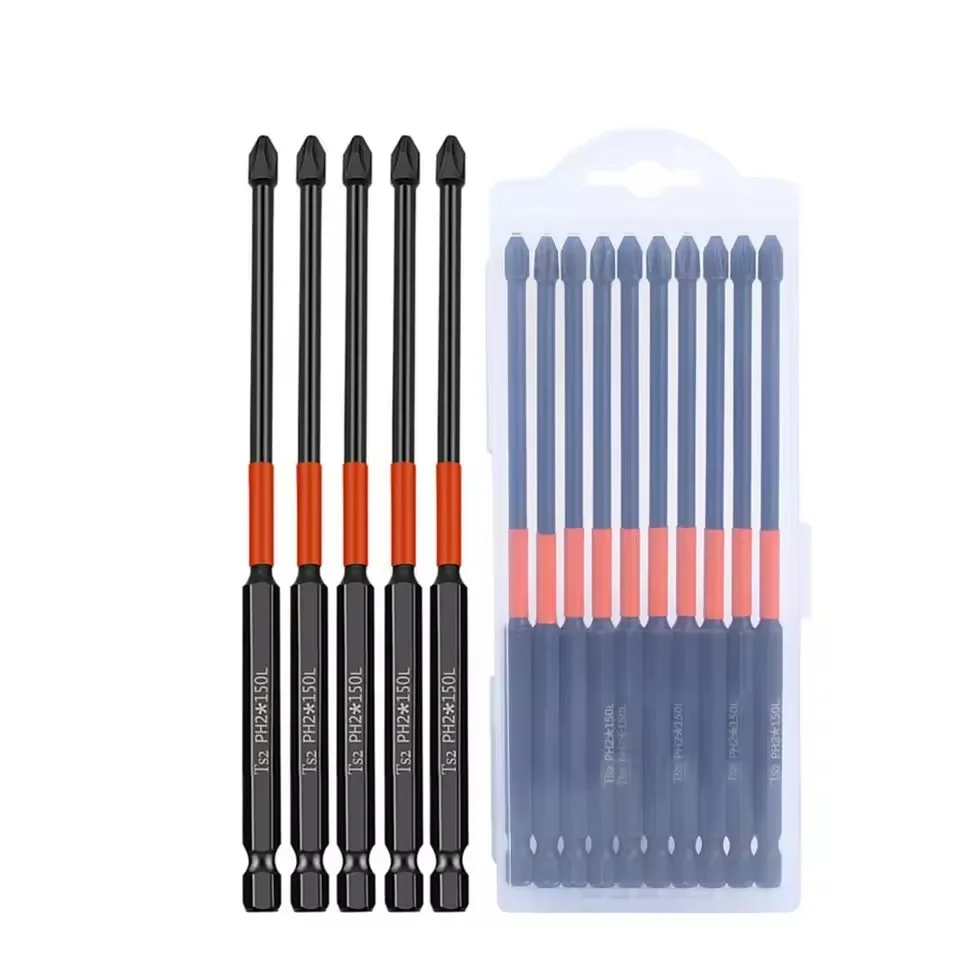PH2 Magnetic Impact Phillips Screwdriver Bit Set Hex Shank Cross Driver Bit for Power Tools