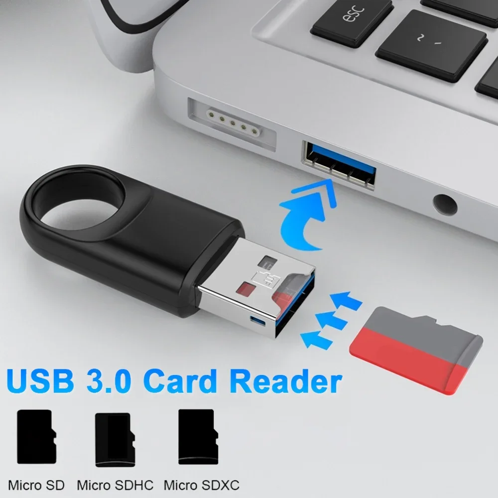 

USB Micro SD TF Card Reader USB3.0 Mini Mobile Phone Memory Card Reader 5Gbps High Speed Adapter For Laptop Accessories