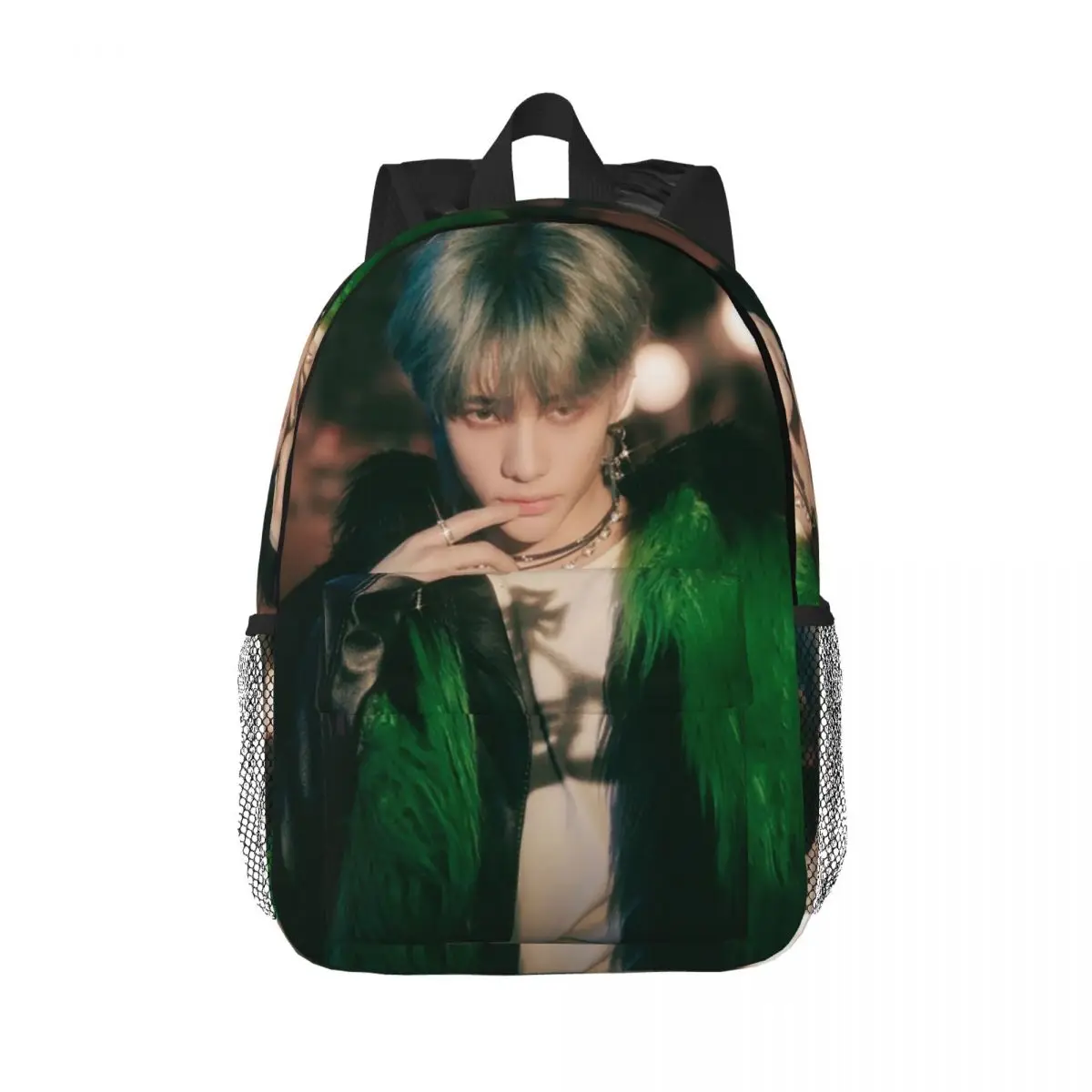 Stray Kids Hyunjin Backpack Student Boys Girls BookBag Kids School