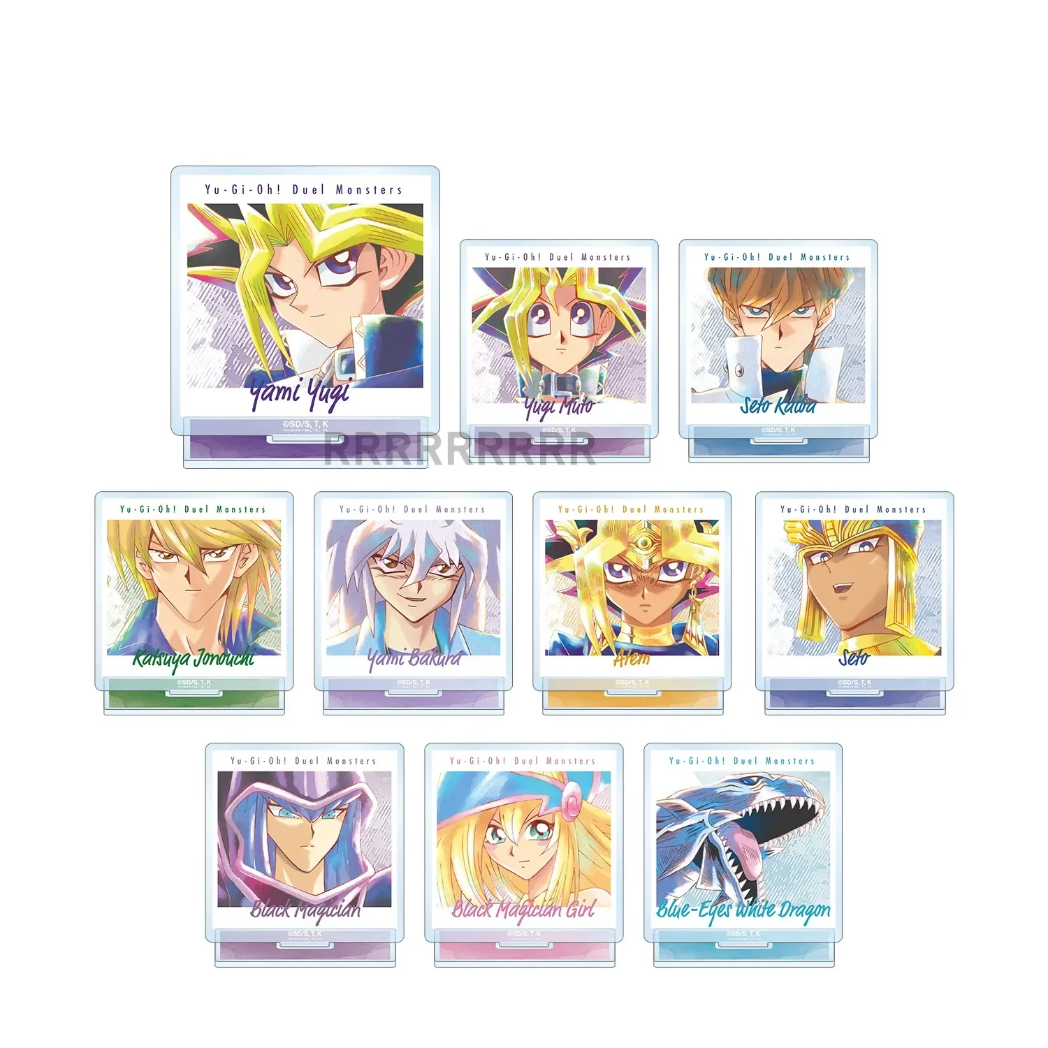 Anime YuGiOh Yu Gi Oh yu-gi-oh! Duel Monsters Mini figurka lalka Yami Yugi Muto akrylowy stojak Model płyta Cosplay zabawka prezent