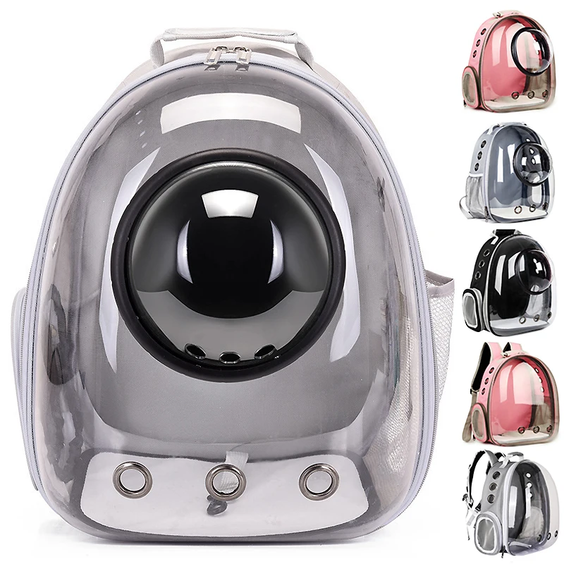 

Pet Cat Carrying Bag Pet Backpacks Breathable Portable Transparent Backpack Puppy Dog cat Transport Carrier Space Capsule Bags