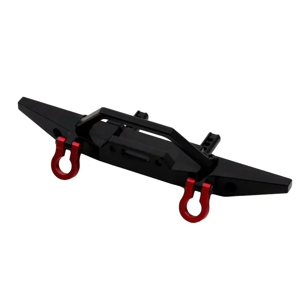 MN128 MN 128 금속 전면 및 후면 범퍼(견인 후크 포함) 1/10 RC 크롤러 자동차 업그레이드 부품 액세서리