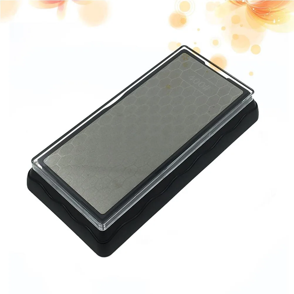 شكل قرص العسل 4001200 حجر شحذ الماس مزدوج الجوانب متين وآمن للمطبخ للاستخدام الخارجي حجر مبراة #4