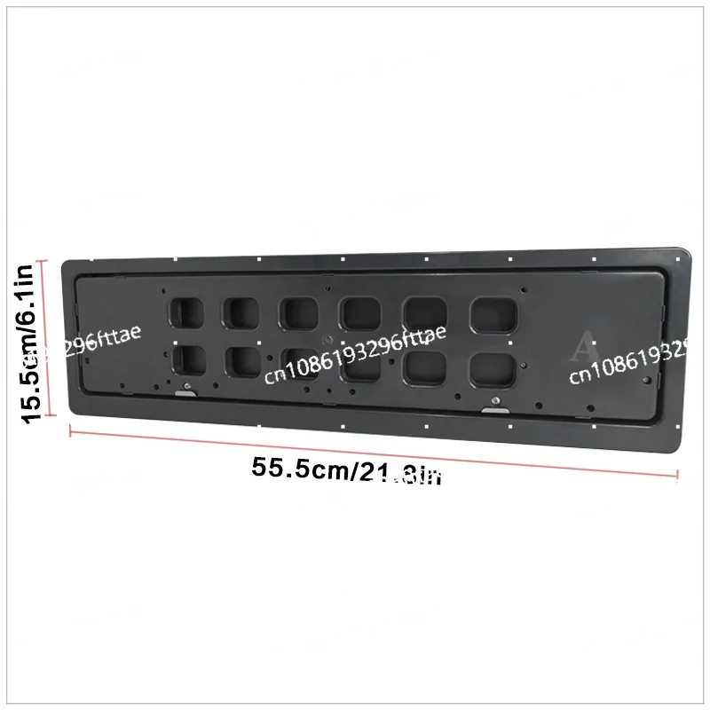 The New European License Plate Frame for Foreign Trade Is Suitable for The Russian National Electric License Plate Frame Plastic