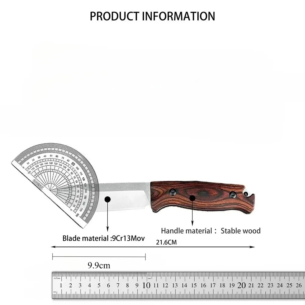 Saddle Mountain BM 15002 Hidden Canyon Hunter 15017 Outdoor Fixed Blade Knife CPM-S30V with Leather Sheath Camping Fishing view 5