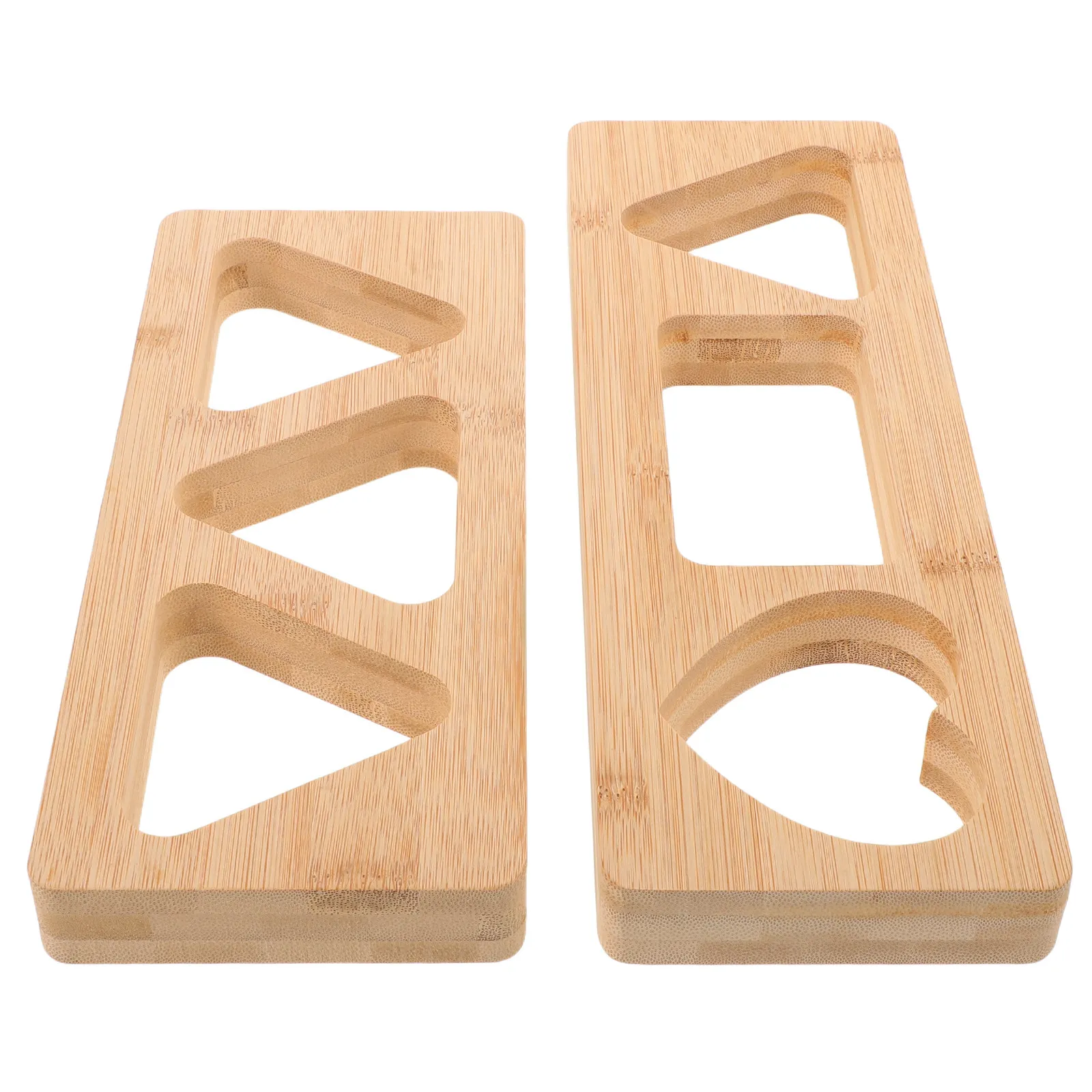 

2Pcs Bamboo Triangular Onigiri Mould Rice Ball Making Tool Sushi Mold Press for Homemade Japanese Rice Balls Portable Picnic