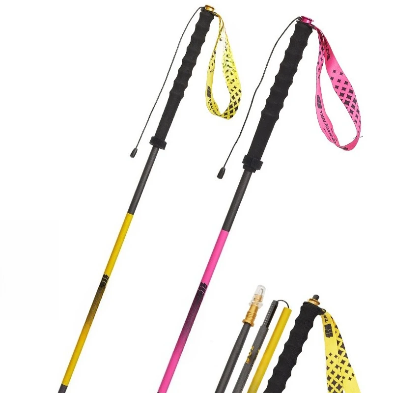 

Carbon Fiber Hiking Cane Ultra Light Folding Trail Running Outdoor Professional Hiking Carbon Cane