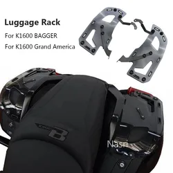 2024 New Motorcycle Smoke Gray Additional Luggage Racks On Side Panniers For BMW K1600 BAGGER K1600 Grand America 2017-UP