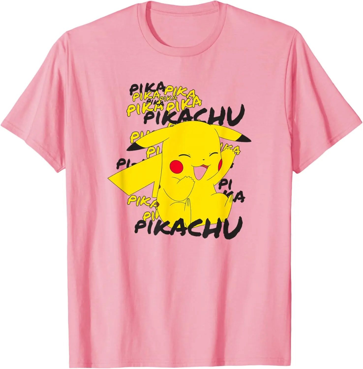 Pokémon Pikachu Cracks A Joke Laughing Anime T-Shirt S-6XL