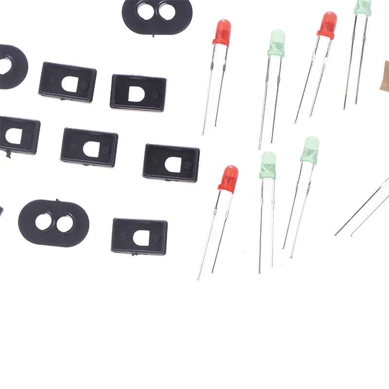 10 STKS Signaalkoppen Met LED Materiaal Voor Spoorwegsignaal HO Of OO Schaal Gebouw & Constructie Speelgoed Modelbouw Accessoires