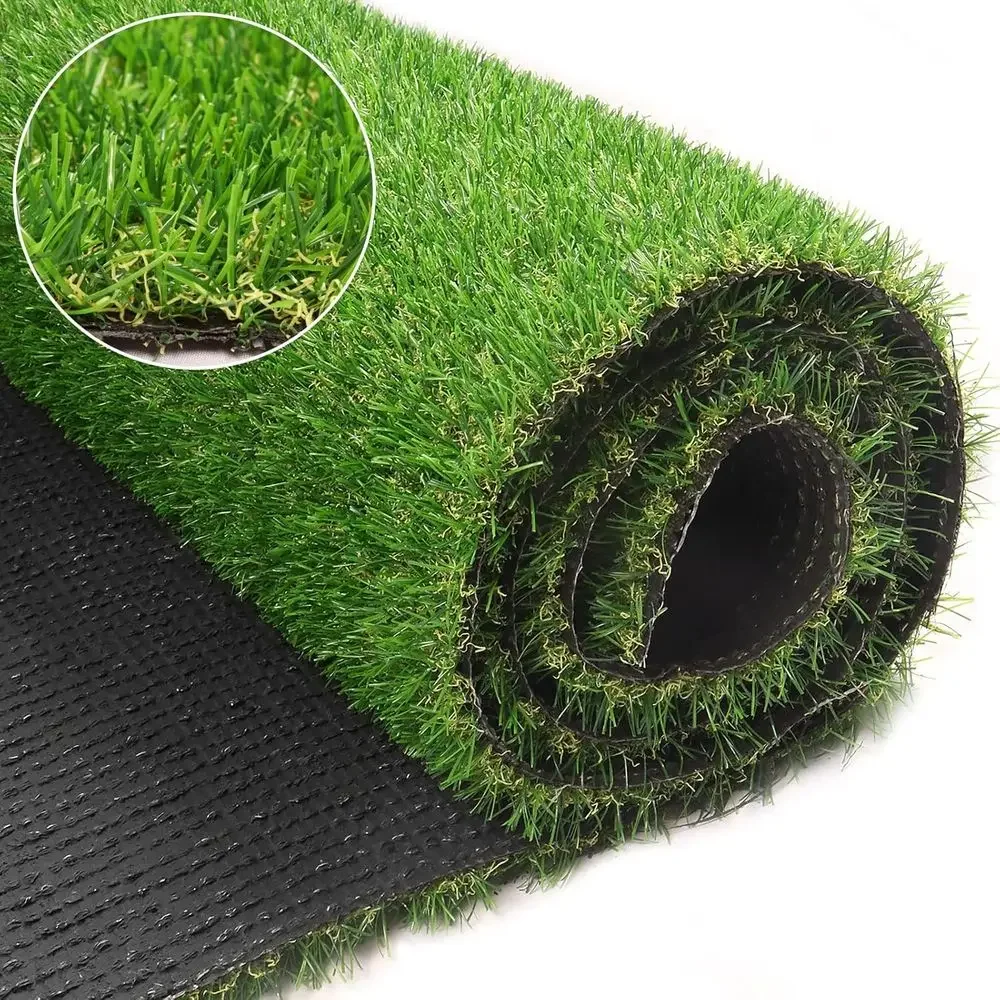 14ft x 4ft Artificial Turf with Drainage, Realistic Lawn Rug for Indoor/Outdoor Use, Suitable for Pets and Landscaping