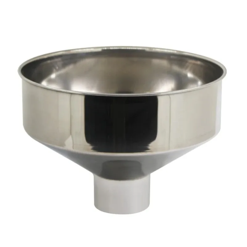 FOR  Cooking Brewing Oil Grain Industrial Use Funnel 240x60mm 250x50mm 282x80mm Stainless Steel Wide Mouth Funnel