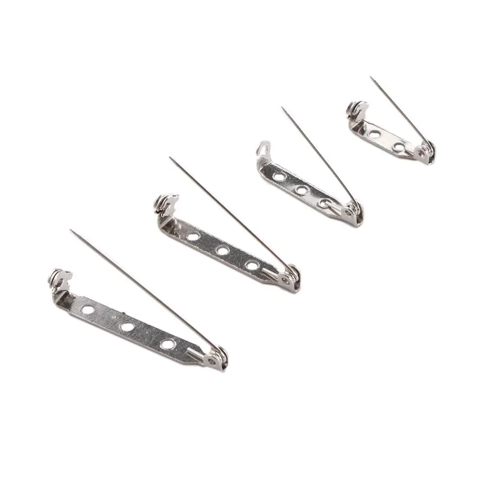 مطلي الحديد شارة حامل شريط الظهر دبابيس قفل آمن بروش بروش بروش الأساسية