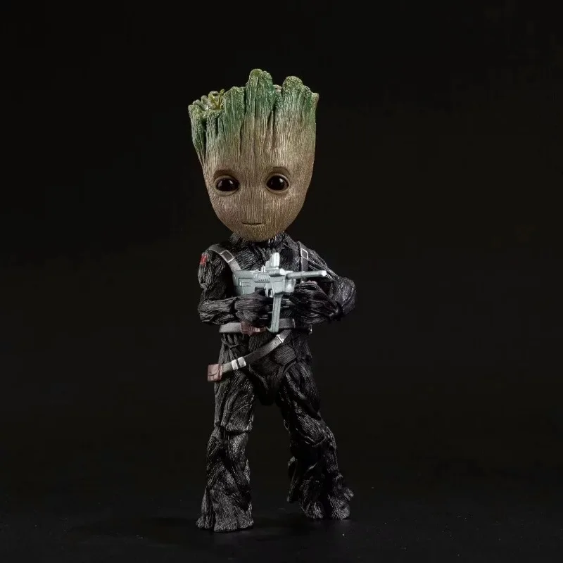 Guardians of the Galaxy 2 Anime Groot Little Tree Man COS Winter Soldier Action Figure Hobby Collectible Model Toy Figures gifts