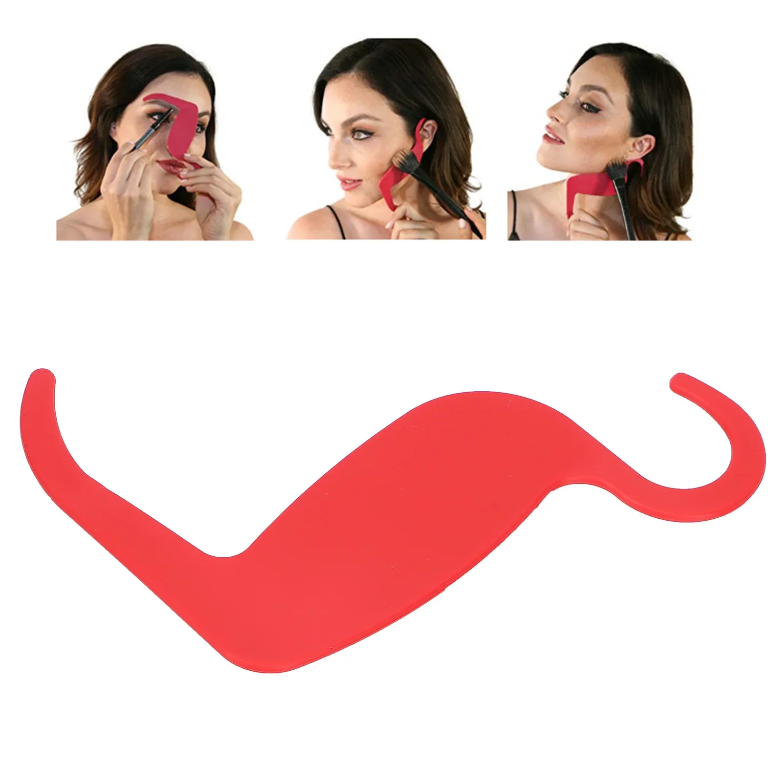 Face MakeUp Stencils Nose Eyebrow Cheekbone Contour Stencils For Various Face Shapes