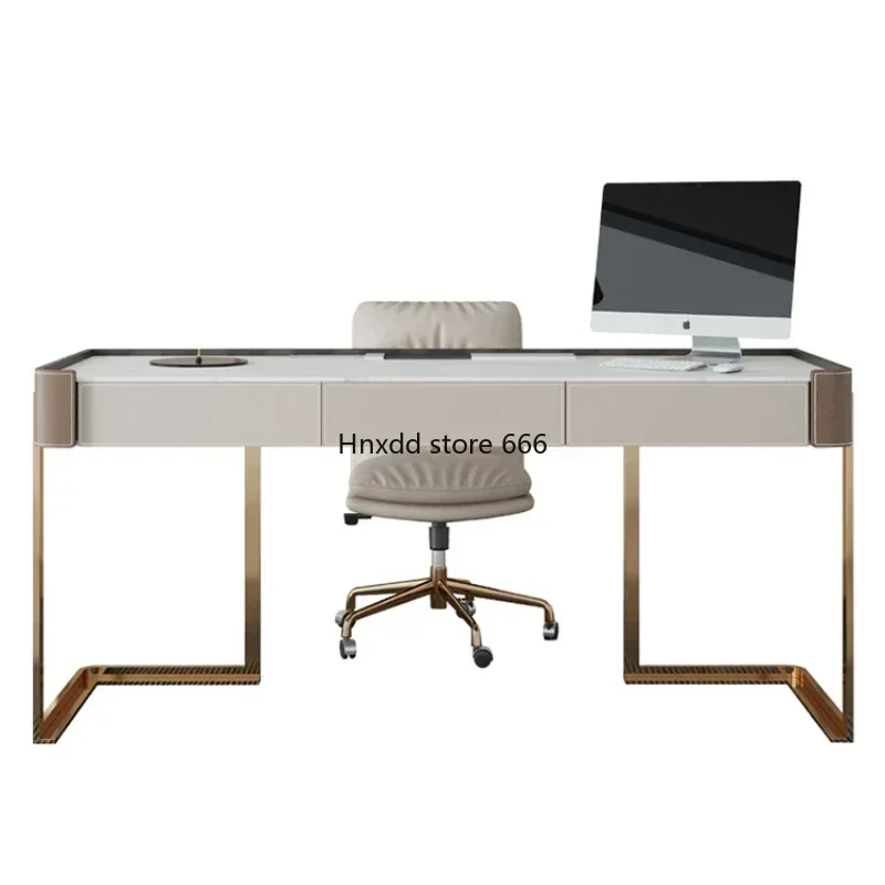 Luxury Modern Laptop Office Desk Standing Drawer Organizer Executive Home Computer Desks Gaming Reading Mesa Oficina Furniture